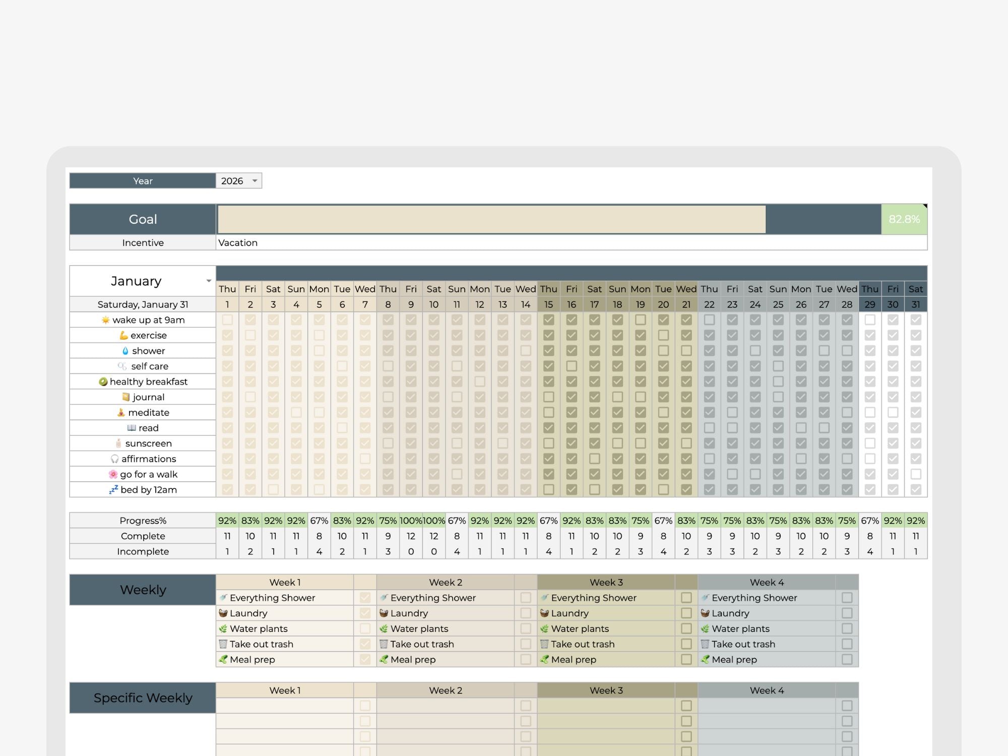 Productivity Planner