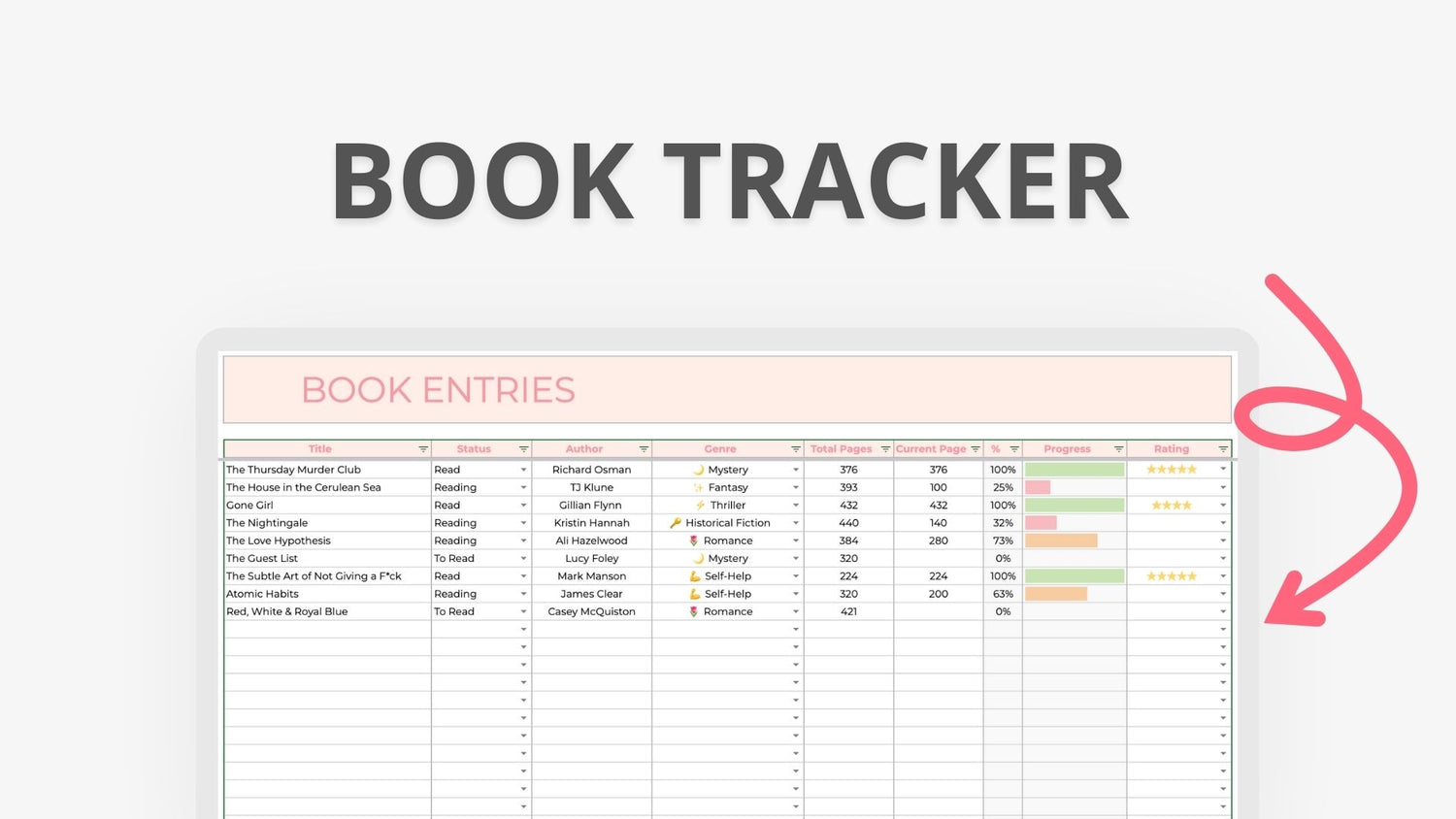 Book Tracker – youplanners