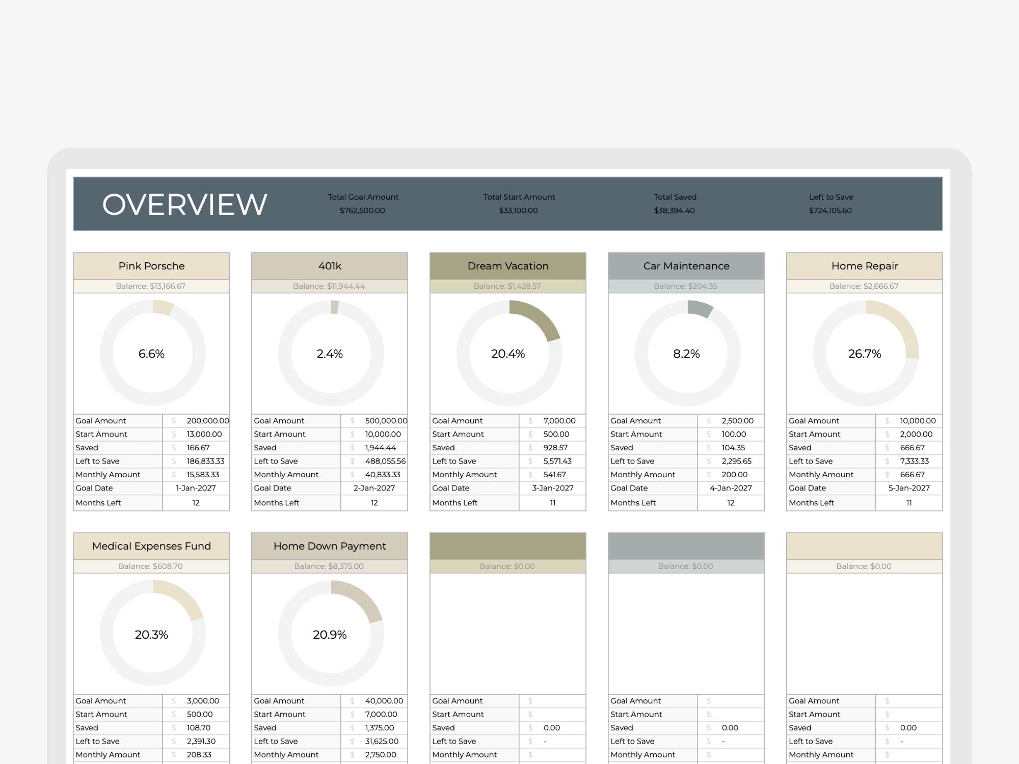 Financial Goal Tracker