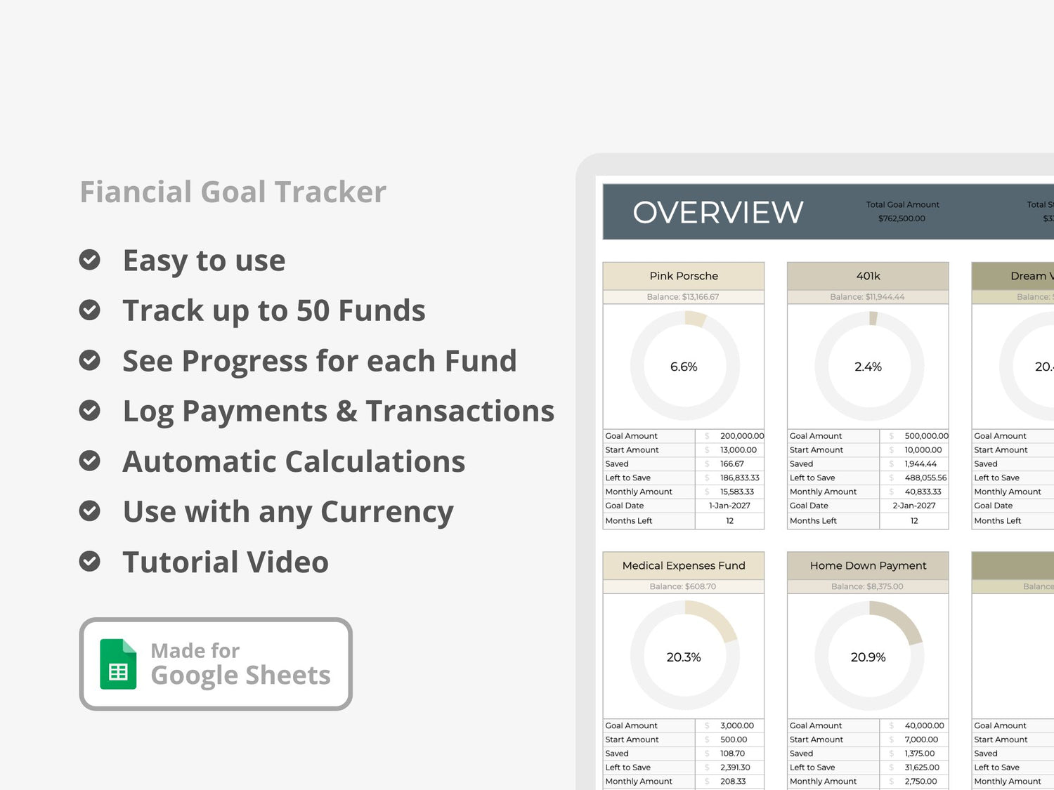 Financial Goal Tracker