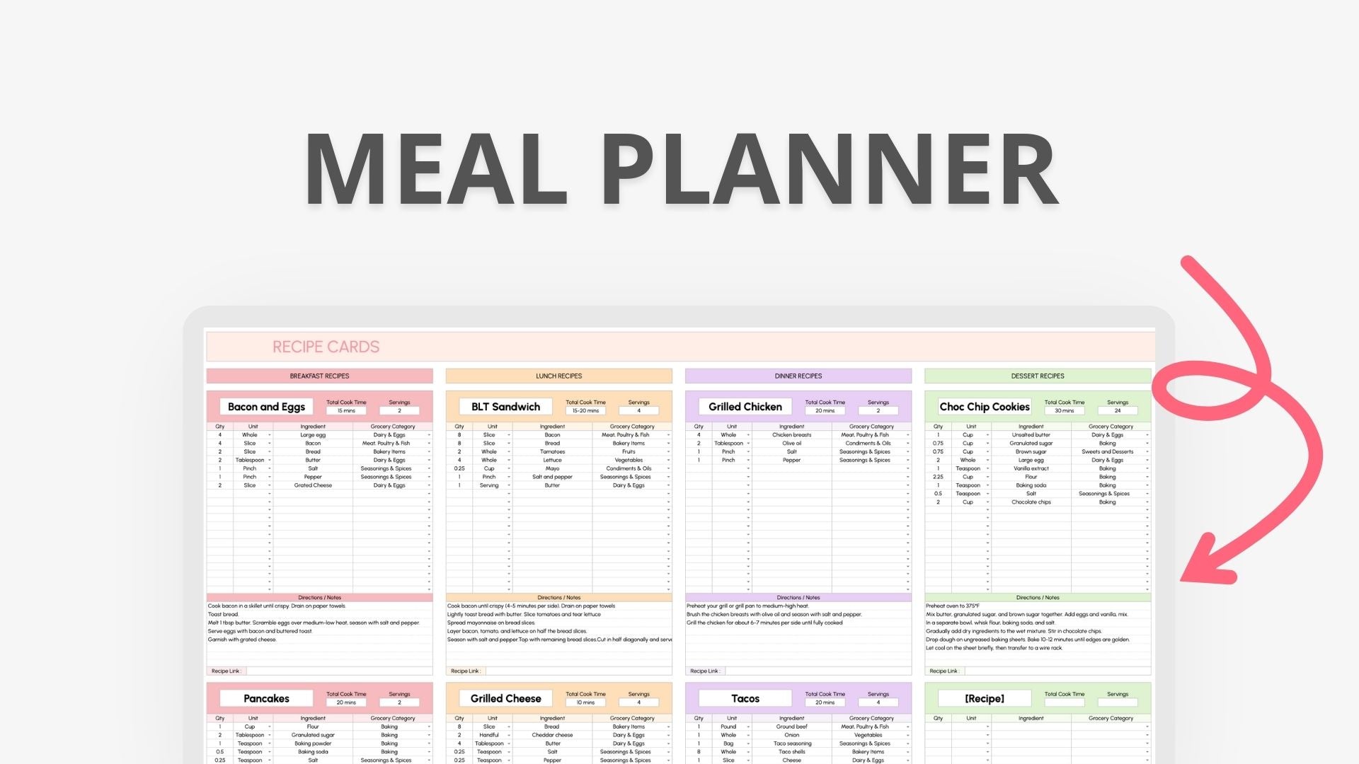 Load video: Meal Planner Tutorial Video