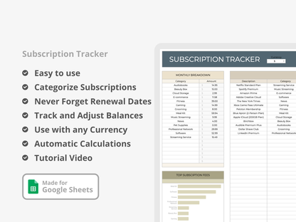 Subscription Tracker